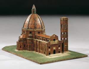 Modellino della Chiesa di Santa Maria Del Fiore, Firenze XVIII Secolo
